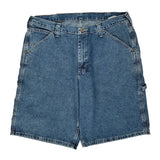 Lee Carpenter Shorts - 38W 11L Blue Cotton