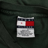 Tommy Hilfiger Long Sleeve T-Shirt - 2XL Green Cotton