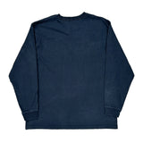 Carhartt Long Sleeve T-Shirt - XL Navy Cotton