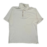 Burberry London Polo Shirt - Large White Cotton