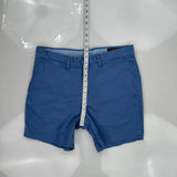 Polo By Ralph Lauren Chino Shorts - 32W 6L Blue Cotton