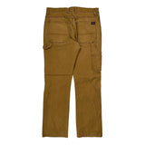 Dickies Carpenter Trousers - 34W 32L Brown Cotton