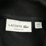 Lacoste Polo Shirt - Large Black Cotton