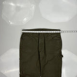 Dickies Carpenter Pants - 35W 31L Green Cotton