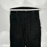 Unbranded Carpenter Trousers - 35W 30L Black Cotton