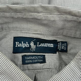 Yarmouth Ralph Lauren Checked Shirt - Medium Gray Cotton