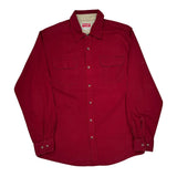 Wrangler Shirt - Medium Red Cotton