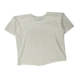 Anvil Single Stitch T-Shirt - 2XL White Cotton