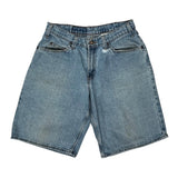 Levis Denim Shorts - 29W UK 12 Light Wash Cotton