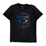 Oakley Spellout T-Shirt - Large Black Cotton