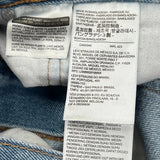 505 Levis Jeans - 34W 30L Light Wash Cotton