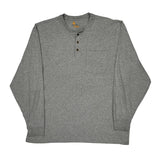 Carhartt Long Sleeve T-Shirt - XL Grey Cotton