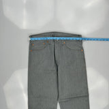 501 Levis Jeans - 33W 30L Grey Cotton