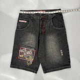 Paco Jeans Denim Shorts - 34W 11L Grey Cotton