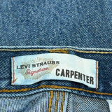 Age 10 Levis Double Knee Carpenter Jeans - Medium Blue Cotton