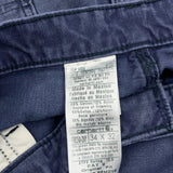 Carhartt Cargo Trousers - 34W 32L Blue Cotton