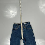 569 Levis Slim Jeans - 24W UK 2 Blue Cotton