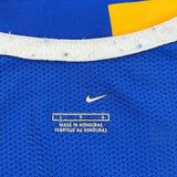 Soccer Nike Striped Jersey - Large Blue Polyester