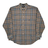 Nautica Checked Shirt - XL Red Cotton
