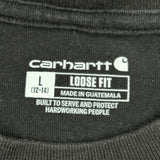 Carhartt T-Shirt - Large Black Cotton