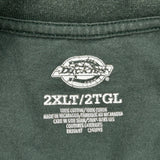 Dickies T-Shirt - 2XL Green Cotton