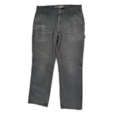 Carhartt Carpenter Trousers - 34W 32L Grey Cotton