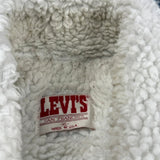 80S Made In USA Levis Sherpa Lined Denim Jacket - XL Blue Cotton