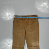 Carhartt Trousers - 32W 32L Brown Cotton