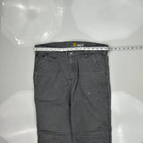 Carhartt Carpenter Pants - 34W 32L Gray Cotton