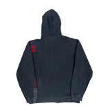 Quiksilver Graphic Hoodie - Medium Gray Cotton