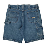 Wrangler Carpenter Shorts - 36W 10L Blue Cotton