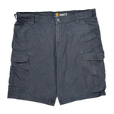 Relaxed Fit Carhartt Cargo Shorts - 38W 11L Gray Cotton
