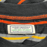 Guess Striped Long Sleeve T-Shirt - Medium Black Cotton
