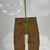 Dickies Carpenter Pants - 31W 28L Brown Cotton