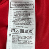 Manchester United Adidas Football Shirt - Medium Red Polyester