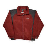 The North Face Fleece Jacket - XL Red Polyester