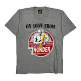 Niagara Falls Thunder Screen Stars Single Stitch T-Shirt - Large Grey Cotton Blend