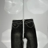 Billini Contrast Stitch Jeans - 34W 30L Black Cotton