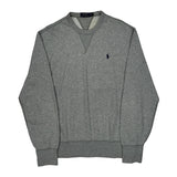 Polo By Ralph Lauren Sweatshirt - Large Gray Cotton