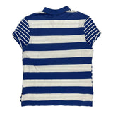 The Boyfriend Polo Polo By Ralph Lauren Striped Polo Shirt - XL Blue Cotton