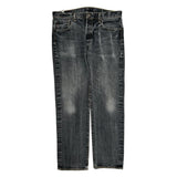 501 Levis Jeans - 34W 31L Gray Cotton