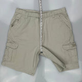 Wrangler Cargo Shorts - 38W 10L Beige Cotton