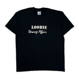 Strange Affair Fruit Of The Loom Single Stitch T-Shirt - XL Black Cotton