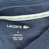 Lacoste Long Sleeve T-Shirt - XL Navy Cotton