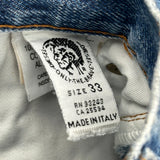 Diesel Jeans - 30W 32L Blue Cotton