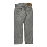 Levis Slim Jeans - 31W 30L Gray Cotton