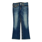 True Religion Boot Cut Jeans - 30W UK 8 Dark Wash Denim
