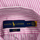 Ralph Lauren Slim Fit Shirt - Medium Pink Cotton
