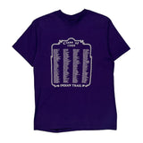 Class Of 1988 Hanes Single Stitch T-Shirt - Large Purple Cotton Blend