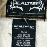 Realtree Camo Cargo Pants - 29W 29L Camo Cotton